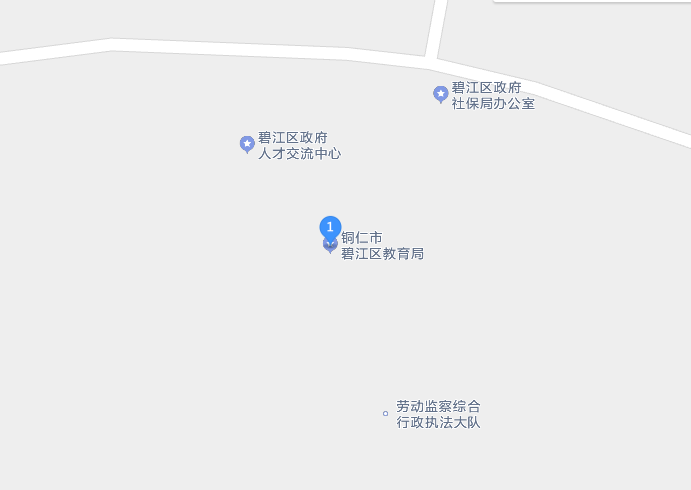 铜仁市碧江区教育局导航路线图