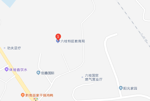 六枝特区教育局导航路线