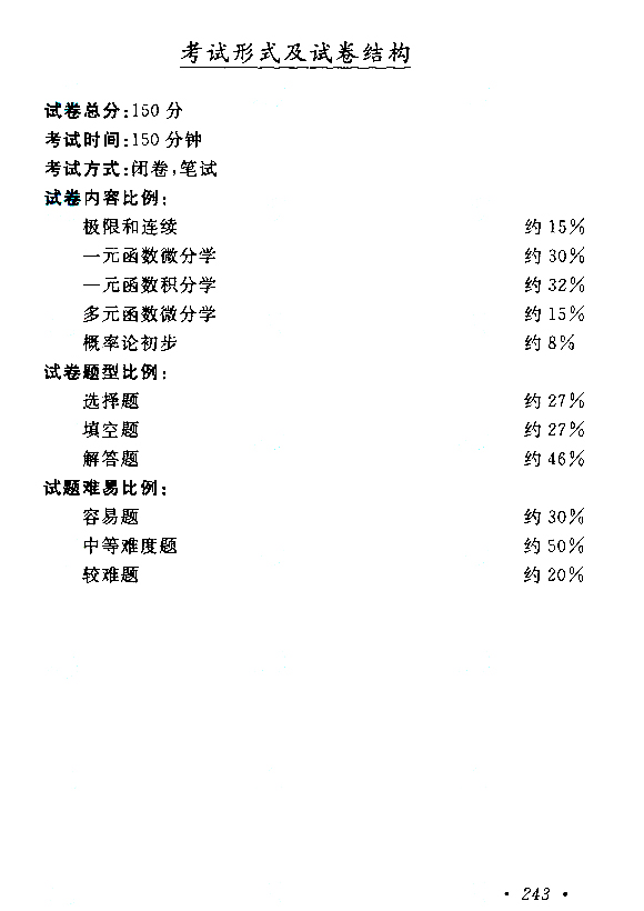 2019年贵州成人高考专升本高等数学（二）考试大纲(图8)
